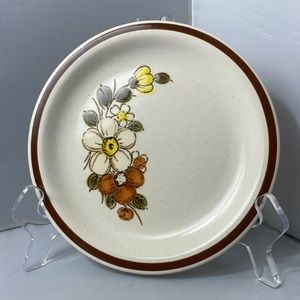 Retro Sunnybrook Woodhaven Stoneware Bread & Butter Plates, Super‎ cute for Fall